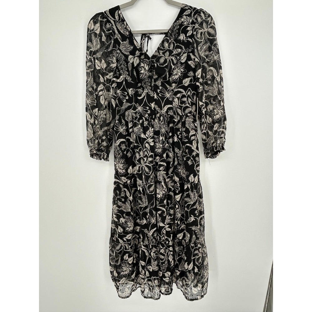 NWT Sincerely Jules Dress Womens Small Long Sleeve Boho Cottagecore Whimsigoth